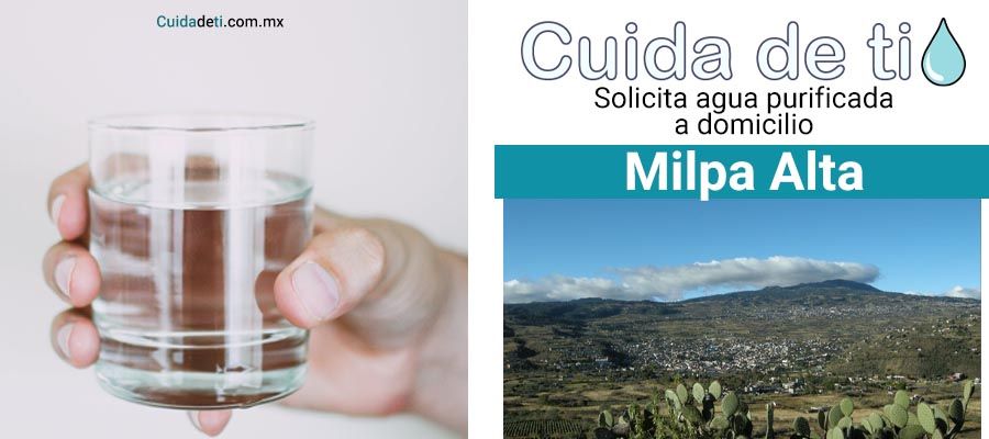 Servicio de envío de agua a domicilio en Milpa Alta, Ciudad de México